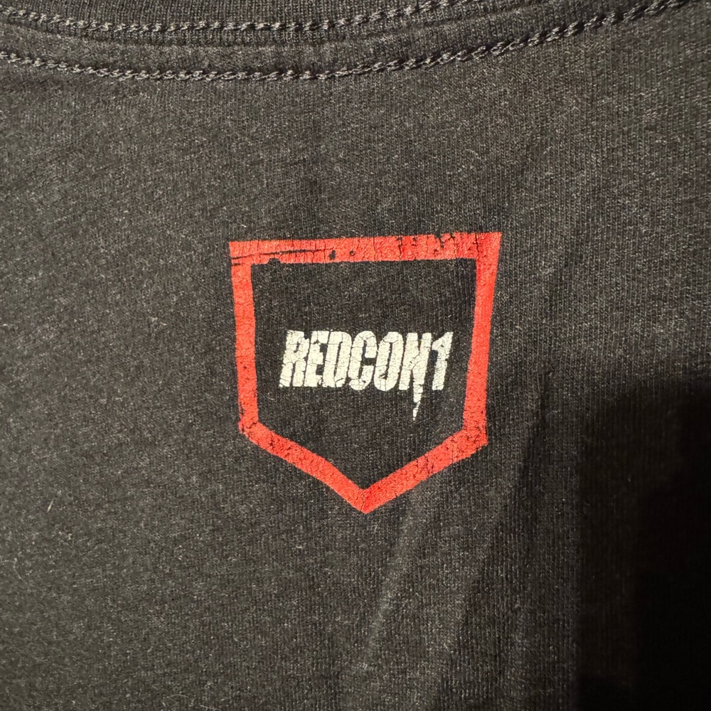 Redcon1 Men’s Large Eagle Flag T-shirt Black NWOT - Picture 6 of 7